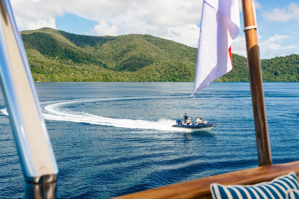 Tender in the distamnce