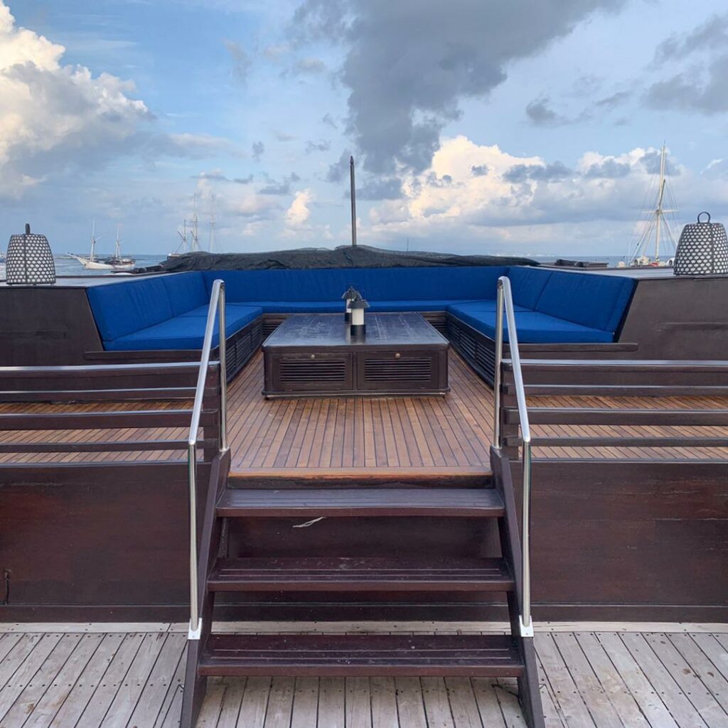 Nala - Yacht Charter Indonesia - Top Deck - Luxury Liveaboard Boat Rental